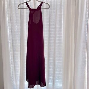 BCBG dress in maroon/plum